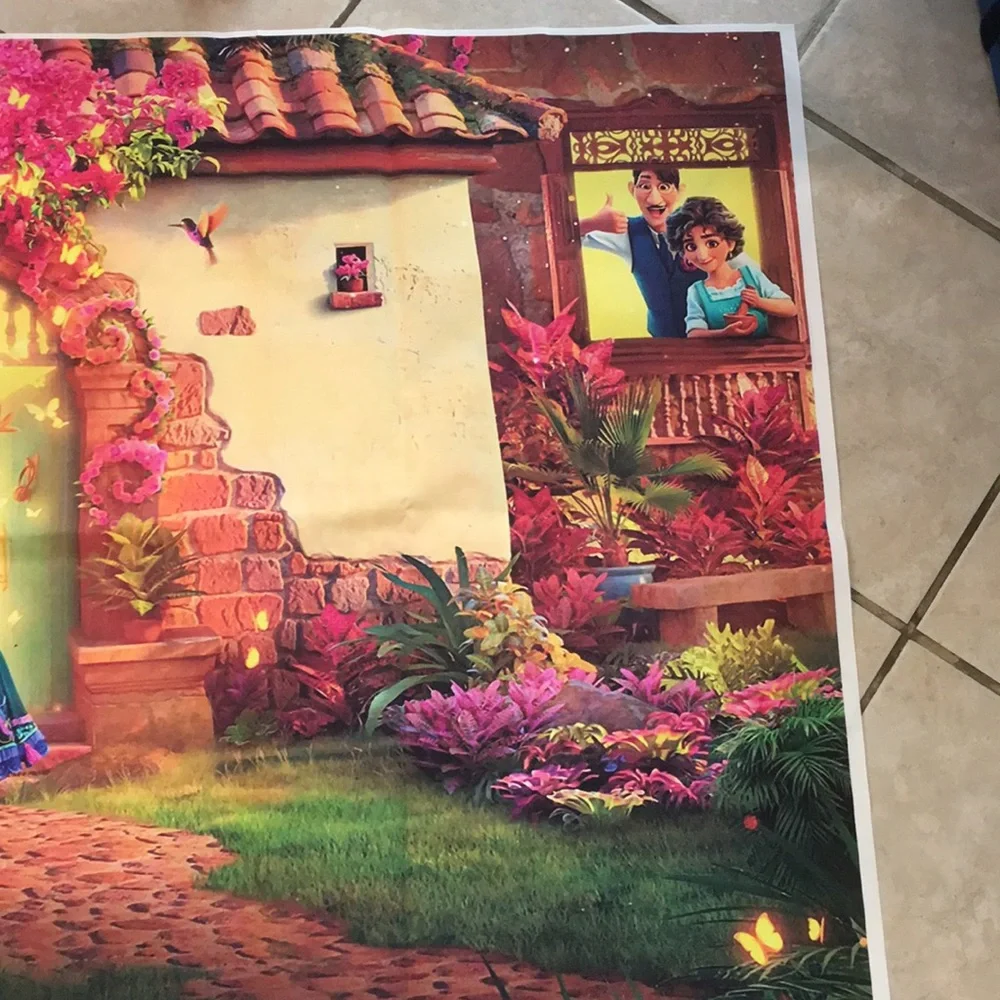 Disney backdrop party supplies Enconto poster - Picture 4 of 5